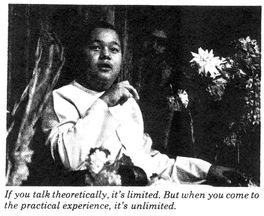 If you talk theoretically, it's limited. But when you come to the practical experience, it's unlimited.