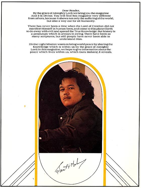 Prem Rawat aka Maharaji aka Guru Maharaj Ji 1975