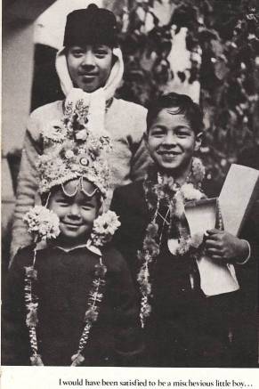 The young Satguru Maharaji (Prem Rawat)