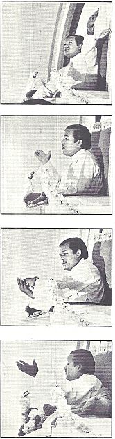 Prem Rawat aka Guru Maharaj Ji High On His Throne at Guru Puja in 1973