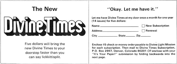 Divine Time Subscribe