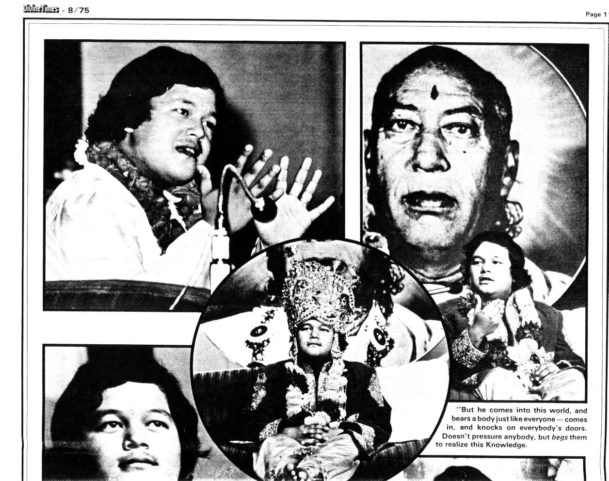 Prem Rawat: Divine Times magazine