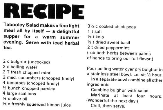 Recipes