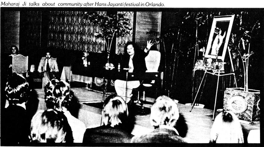 Maharaj Ji talks about community after Hans Jayanti festival in Orlando