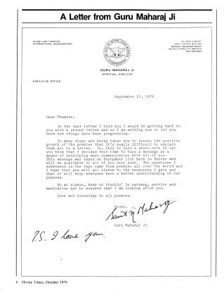 Prem Rawat aka Guru Maharaj Ji aka Maharaji