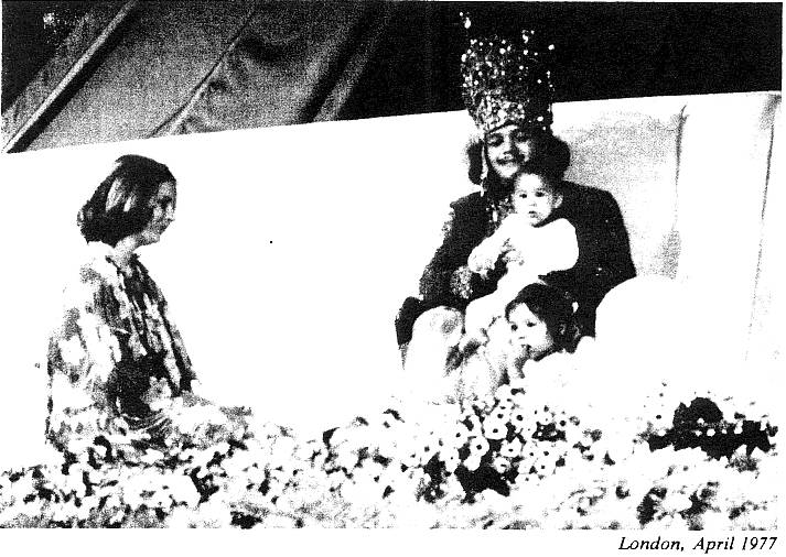 Prem Rawat aka Maharaji On Stage Dressed As Krishna 1977 Prem Rawat aka Maharaji On Stage Dressed As Krishna 1977