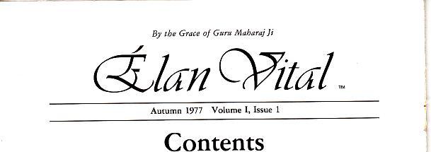 Contents Page