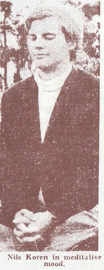 Nils Koren in a meditative mood Nils Koren in a meditative mood