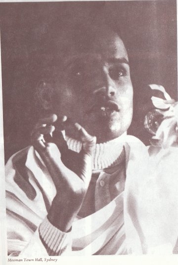 'Mahatma' Padarthanand in Mosman Town Hall, Sydney, Australia