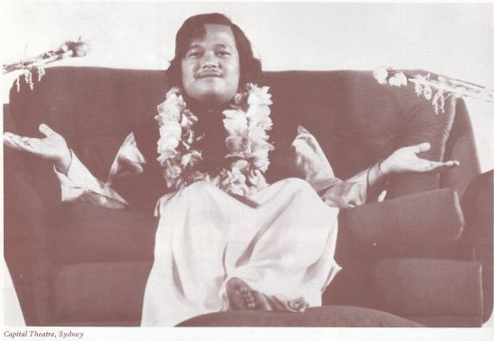 Prem Rawat aka (Guru) Maharaji in the Capital Theatre, Sydney