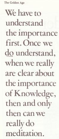Prem Rawat (Maharaji): We have to understand the importance first