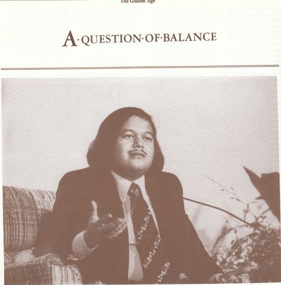 A Question Of Balance