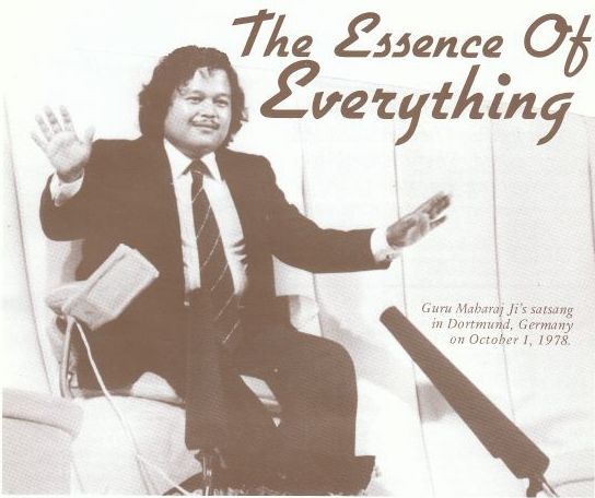 Prem Rawat aka Maharaji in Dortmund Germany, 1978 Prem Rawat aka Maharaji in Dortmund Germany, 1978