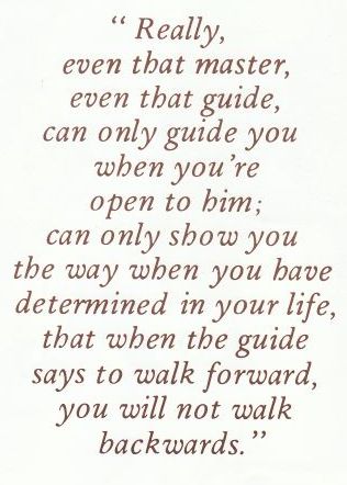 Really, even that master, even that guide.