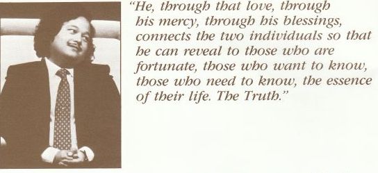 Prem Rawat aka Maharaji at Guru Puja (worship) 1979
