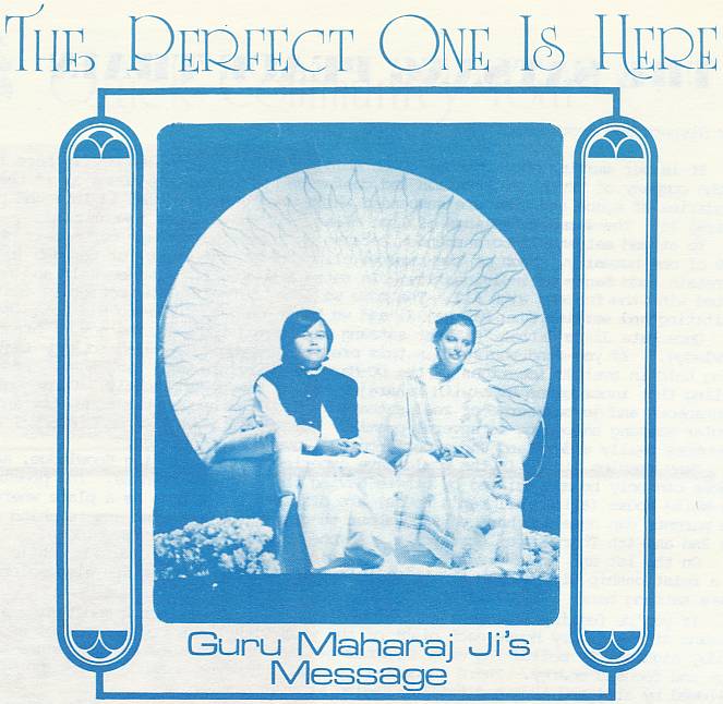 THE PERFECT ONE IS HERE Hidden Light magazine