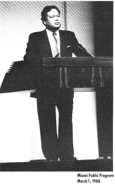 Miami Public Program March 1, 1988 Miami Public Program March 1, 1988