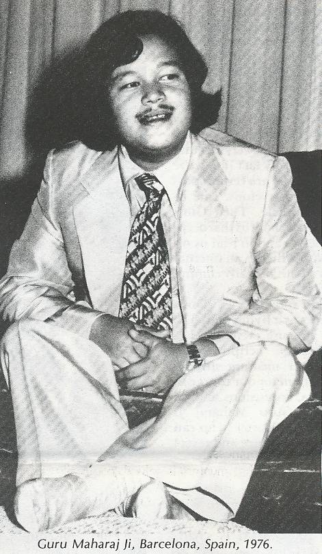 Prem Rawat, Barcelona, Spain, 1976