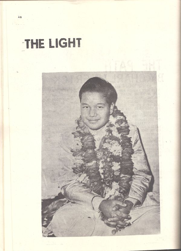 Prem Rawat's First World Peace Tour