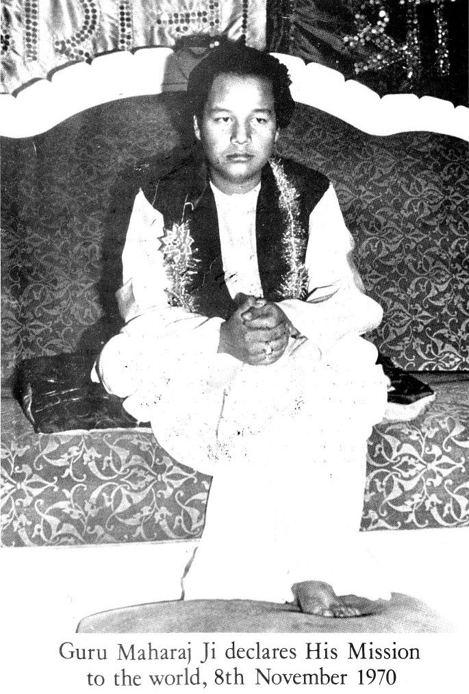 Guru Maharaj Ji declares His Mission to the world, 8th November 1970 Prem Rawat's Peace Bomb speech