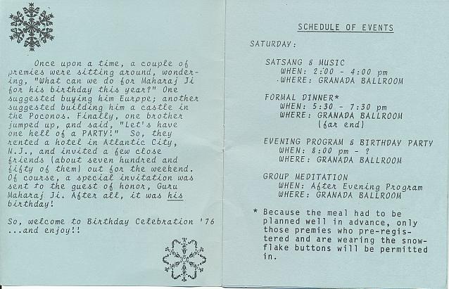 Birthday Celebration 1976
