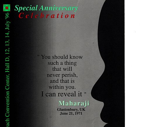 Special Anniversary Celebration with Maharaji 1996-07-12-14