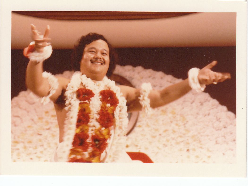 Prem Rawat Inspirational Speaker Dressed As Krishna Dancing On Stage Photo