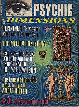 Psychic Dimensions Magazine - March 1974 magazine cover