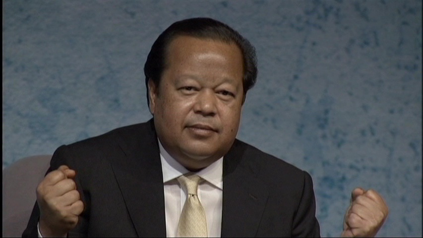 Maharaji Flexes His Muscles