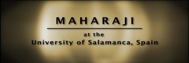 Maharaji at University of Salamanca 2003
