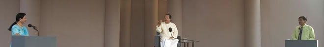 Maharaji and presenters