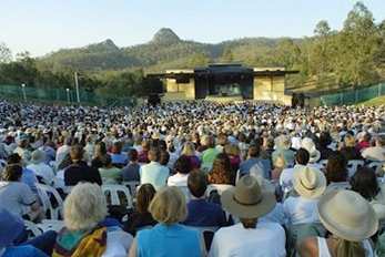 Maharaji addresses audience at Ivory's Rock, QLD, Australia