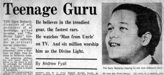 Teenage guru