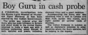 Boy Guru in Cash Probe