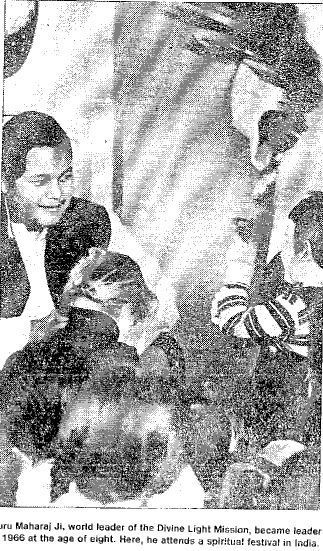 Newspaper Article re Prem Rawat aka Guru Maharaj Ji