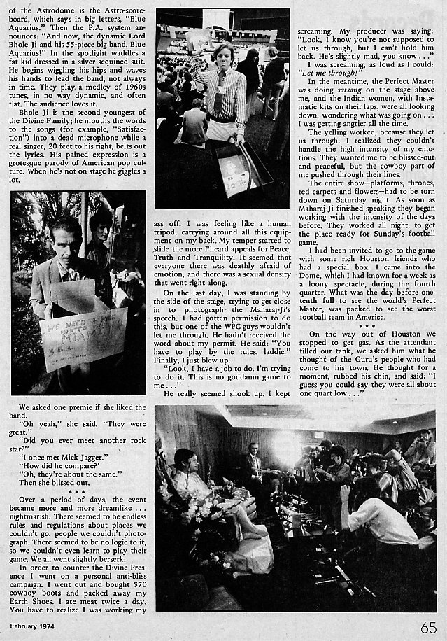 Crawdaddy Magazine Article about Prem Rawat