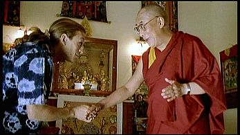 Jeremy Gilley with the Dalai Lama